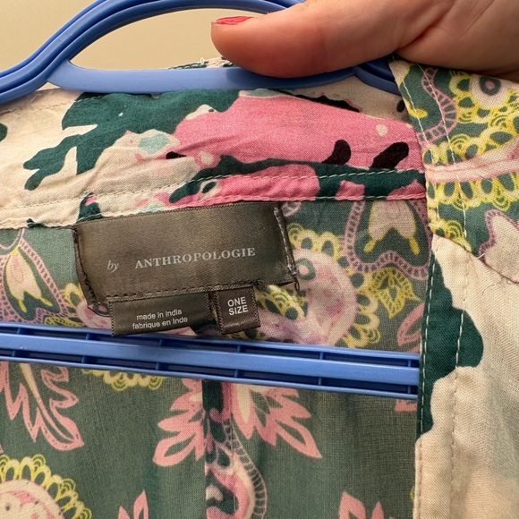 Anthropologie Multicolor Paisley Kimono - Picture 3 of 12